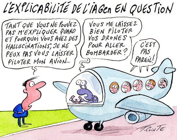 Dessin: IA générative : des travaux français s’attaquent à l’explicabilité